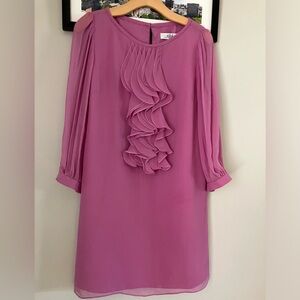 Tibi Ruffled Shift Dress